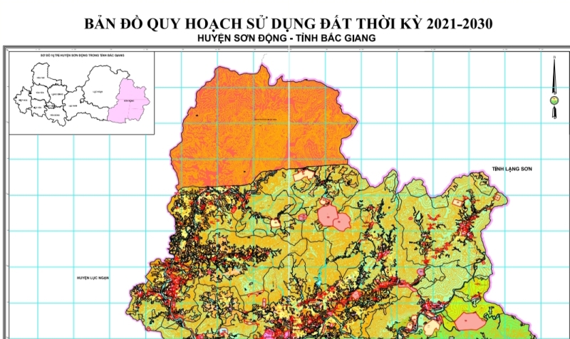 Xin ý kiến về nội dung Quy hoạch sử dụng đất huyện Sơn Động giai đoạn 2021 – 2030