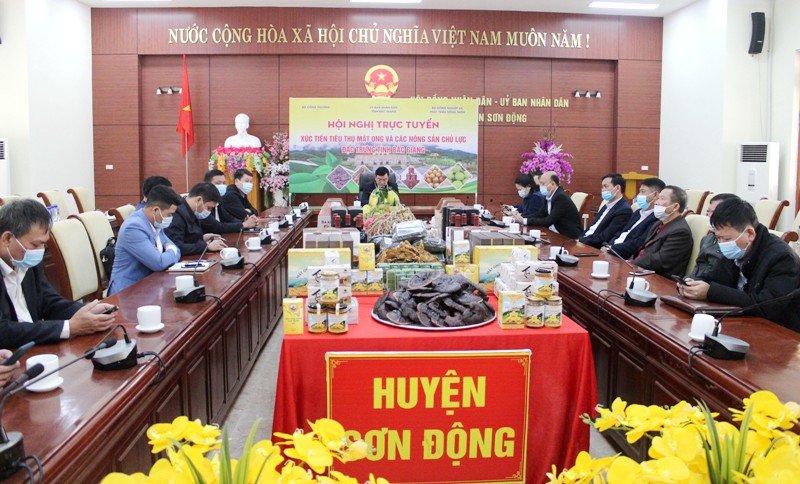 Hội nghị trực tuyến xúc tiến tiêu thụ cam, bưởi và các nông sản chủ lực, đặc trưng tỉnh Bắc Giang năm 2021