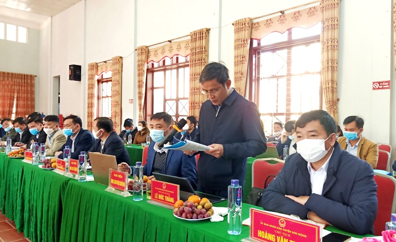 Thẩm định xã Long Sơn đạt chuẩn nông thôn mới