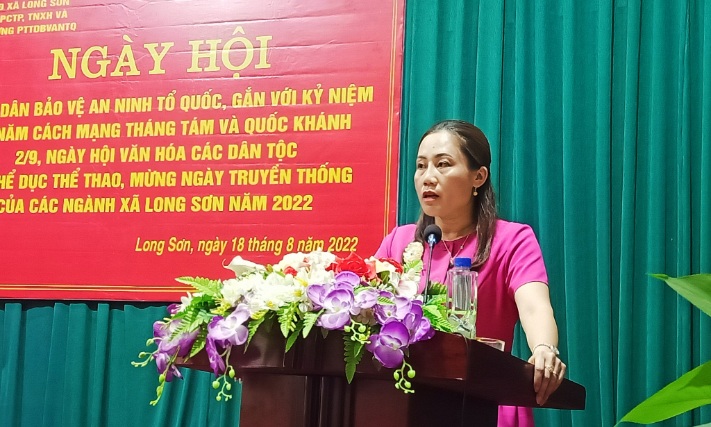 Xã Long Sơn tiếp tục củng cố, xây dựng phong trào Toàn dân bảo vệ ANTQ vững mạnh