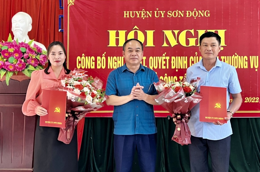 Luân chuyển Bí thư Huyện đoàn Sơn Động làm Bí thư Đảng uỷ xã Hữu Sản.