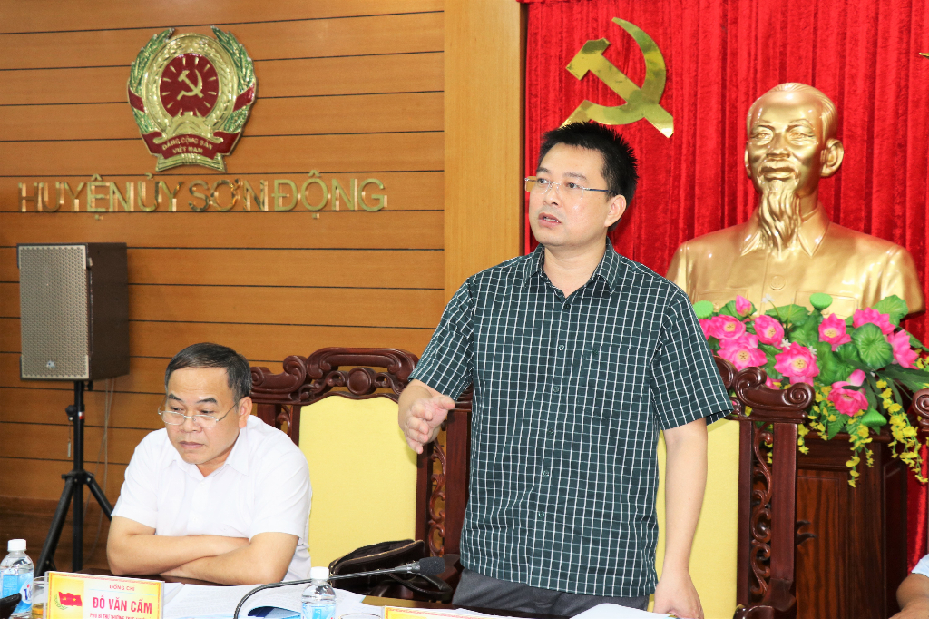 Hội nghị Ban chấp hành Đảng bộ huyện Sơn Động lần thứ 14