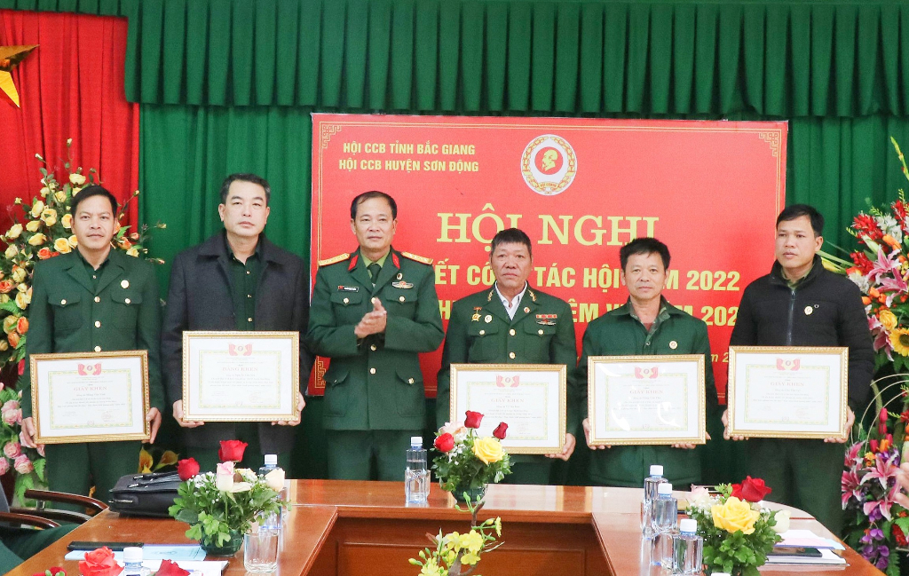 Hội CCB huyện Sơn Động triển khai nhiệm vụ năm 2023
