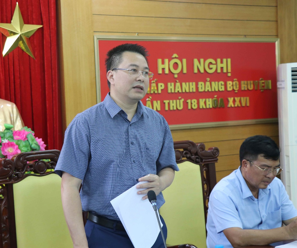 Hội nghị Ban Chấp hành Đảng bộ huyện Sơn Động lần thứ 18