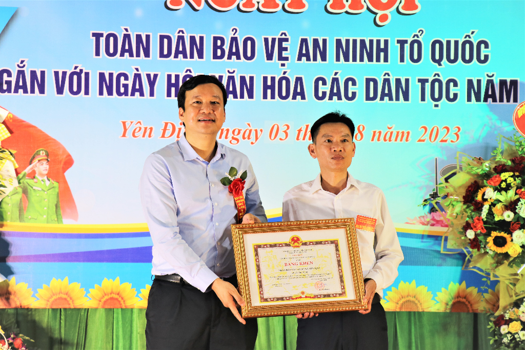 Ngày hội điểm toàn dân bảo vệ an ninh Tổ quốc tại xã Yên Định