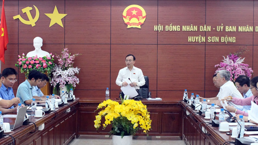 Đoàn đại biểu Quốc hội tỉnh Bắc Giang  khảo sát thực trạng hệ thống công trình đập, hồ chứa tại huyện Sơn Động