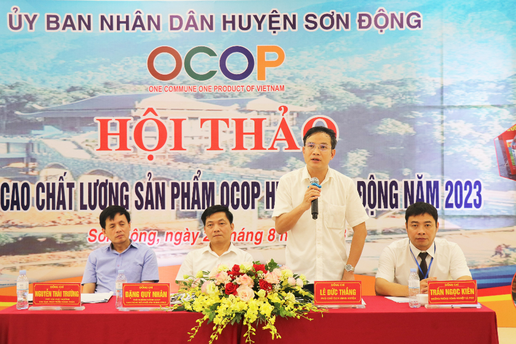 Huyện Sơn Động phấn đấu đến năm 2025 có 20 sản phẩm OCOP