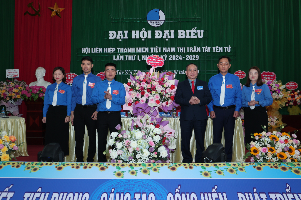 Đại hội đại biểu Hội LHTN Việt Nam thị trấn Tây Yên Tử, nhiệm kỳ 2024-2029
