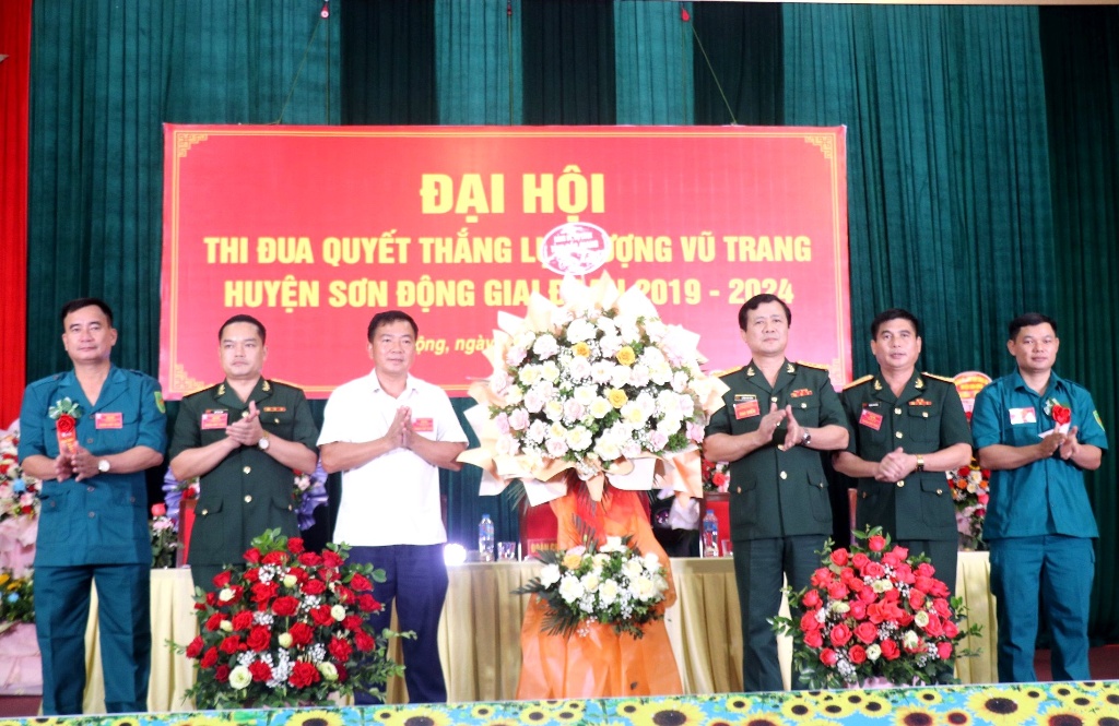 Đại hội thi đua quyết thắng lực lượng vũ trang huyện Sơn Động