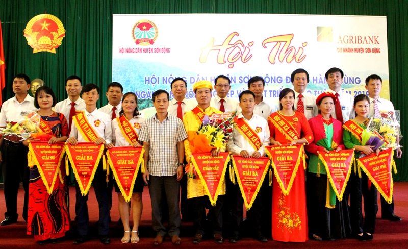 Long Sơn đạt giải nhất Hội thi Nông dân đồng hành cùng Agribank huyện Sơn Động năm 2019