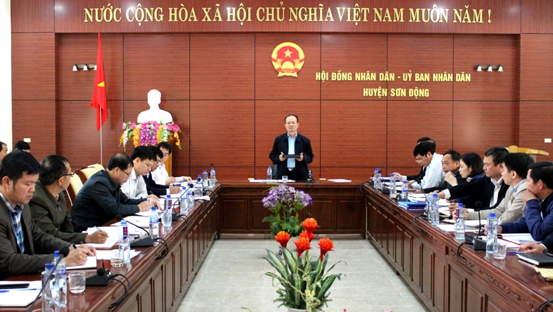 Phó Chủ tịch UBND tỉnh Lại Thanh Sơn yêu cầu huyện Sơn Động giải quyết dứt điểm các vụ việc tồn đọng, kéo dài