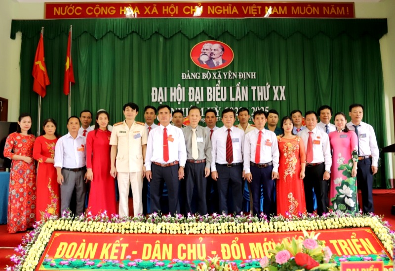 Ông Trương Văn Hải được bầu giữ chức Bí thư Đảng uỷ xã Yên Định, nhiệm kỳ 2020-2025