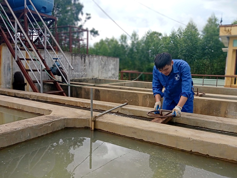 Bước đầu khắc phục tình trạng nước sinh hoạt không bảo đảm chất lượng tại thị trấn An Châu