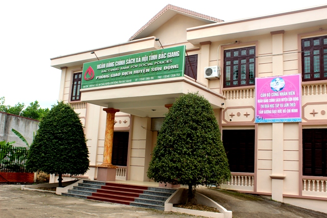 Phòng giao dịch Ngân hàng chính sách xã hội huyện Sơn Động
