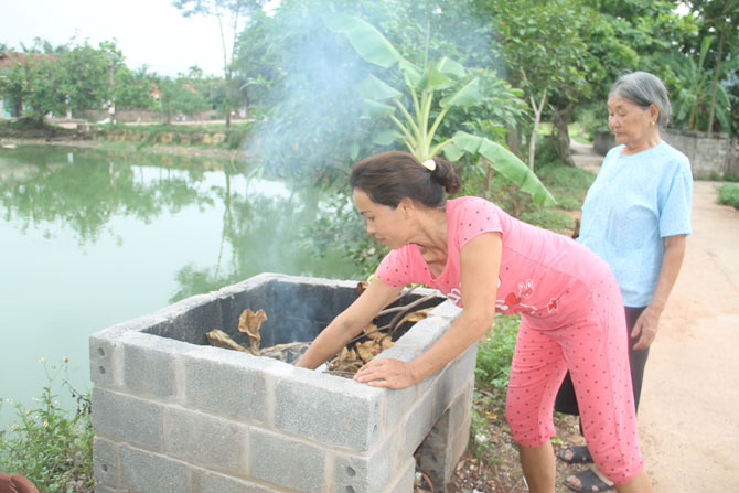 Xã Tuấn Đạo (Sơn Động): Mỗi hộ dân một lò đốt rác