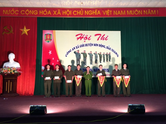 Hội thi Công an xã giỏi huyện Sơn Động lần thứ III năm 2015