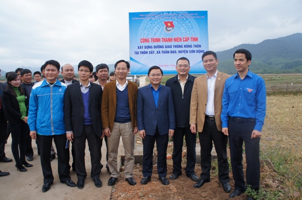 Khánh thành công trình Thanh niên cấp tỉnh tại xã Tuấn Đạo